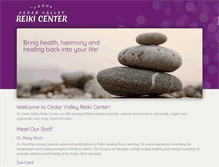 Tablet Screenshot of cedarvalleyreiki.com